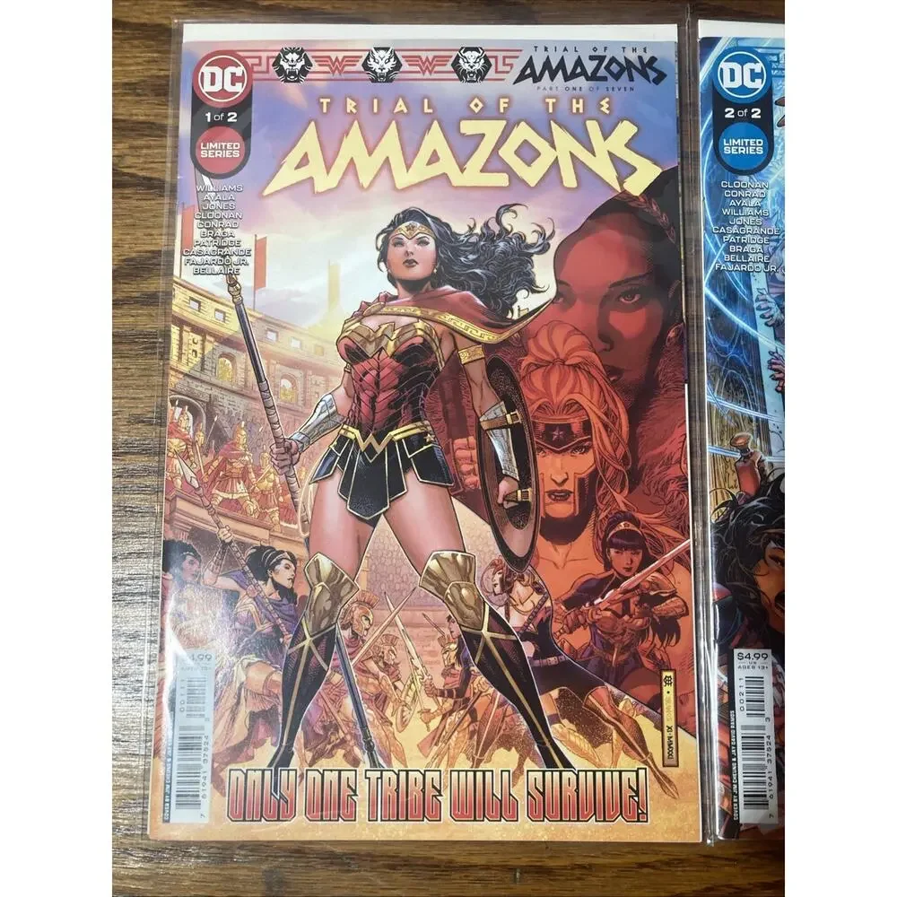 Trial of the Amazons Complete Set DC #1 & 2 Covers A 2022